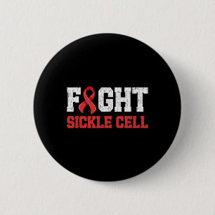 Fight Sickle Cell Anaemia Fight Scd Awareness Mont 6 Cm Round Badge