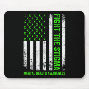 Fight Stigma Mental Health S Mental Health Awarene Mouse Pad