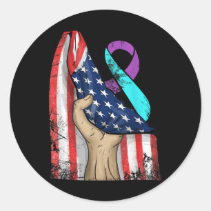 Fight Suicide Awareness Prevention You _2  Classic Round Sticker