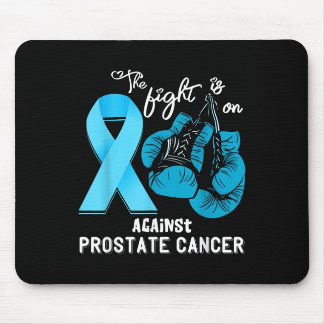Fight Support Prostate Cancer Warrior Prostate Can Mouse Pad (Front)