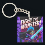 Fight the monster  key ring<br><div class="desc">Fight the monster</div>