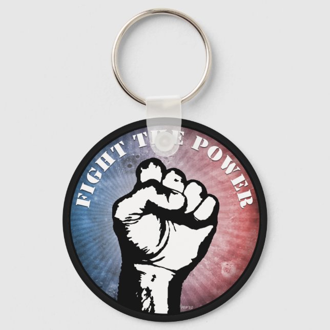 Fight The Power Key Ring (Front)