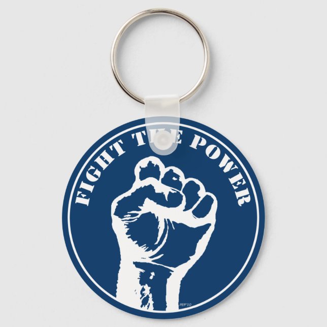 Fight The Power Key Ring (Front)