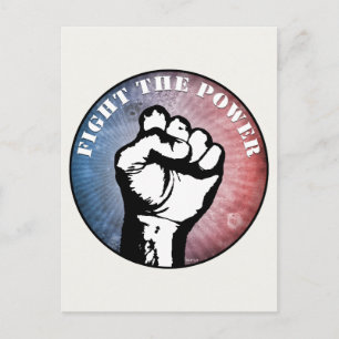 Fight The Power Postcard