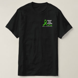 Fight The Stigma Green Ribbon Mental Health T-Shirt