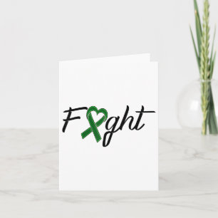 Fight The Stigma Green Ribbon Shirts Mental Health Card
