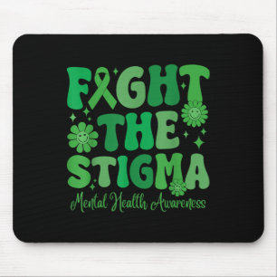 Fight The Stigma Leopard Mental Health S Awareness Mouse Pad