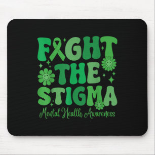 Fight The Stigma Leopard Mental Health S Awareness Mouse Pad
