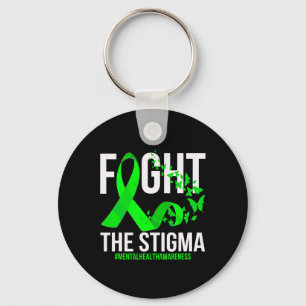 Fight The Stigma Mental Health Awareness Key Ring