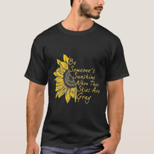 Fight The Stigma Mental Health Awareness sunflowe T-Shirt