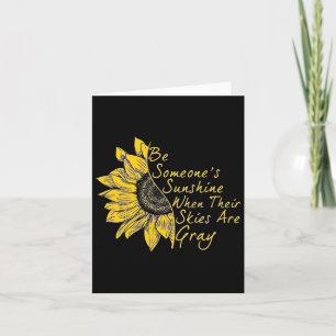 Fight The Stigma Mental Health Awareness Sunflower Card