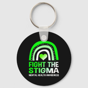 Fight The Stigma Mental Health Awareness  Support  Key Ring