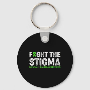 Fight The Stigma Mental Health Awareness Warrior C Key Ring
