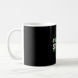 Fight the stigma mental health awareness warrior coffee mug