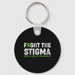 Fight The Stigma Mental Health Awareness Warrior Key Ring