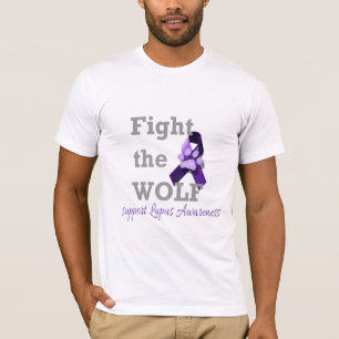 Fight the Wolf! Support Lupus Awareness T-Shirt