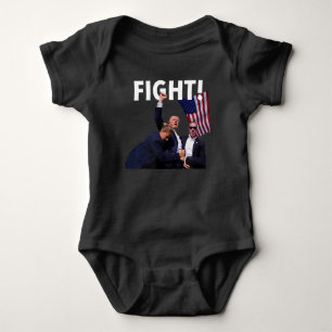 Fight Trump 2024 Survived Shot At Election Rally Baby Bodysuit