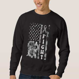 Fight Usa Flag Sunflower Christian Ehlers Danlos A Sweatshirt