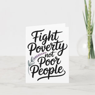 Fight Verty Not Or People Insrational And Awarenes Card