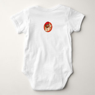 fighten rooster baby bodysuit
