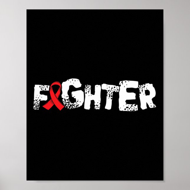 Fighter1- Sickle Cell Anaemia Awareness Item  Poster (Front)
