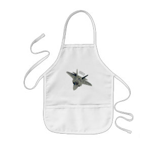Fighter aircraft cartoon illustration kids apron