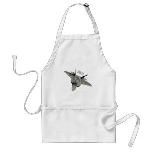 Fighter aircraft cartoon illustration standard apron