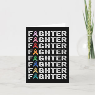 Fighter Cancer Survivor awareness world cancer da Card