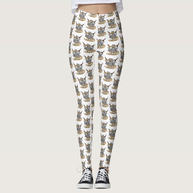 Fighter Dice Design Leggings (Front)