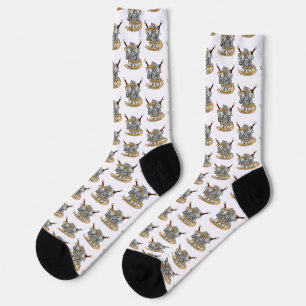 Fighter Dice Design Socks