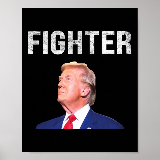 Fighter Donald Trump 2024  Poster (Front)