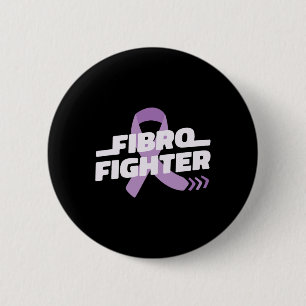 Fighter Fight Fibromylagia Raise Awareness Meme Gi 6 Cm Round Badge