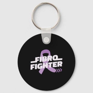 Fighter Fight Fibromylagia Raise Awareness Meme Gi Key Ring