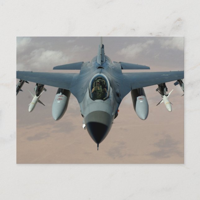Fighter Jet Aircraft Postcard (Front)