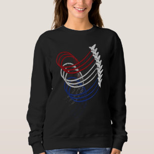 Fighter Jet Airplane American USA Patriotic 4th Of Sweatshirt