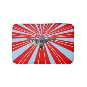 Fighter Jet Bath Mat