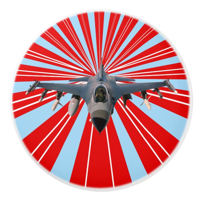 Fighter Jet Ceramic Knob (Front)