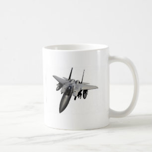 Fighter jet design coffee mug