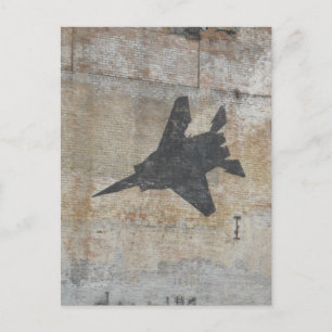 Fighter Jet design Postcard
