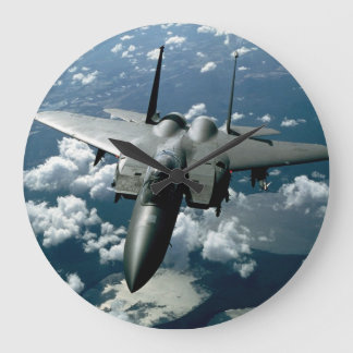 Fighter Jet Large Clock