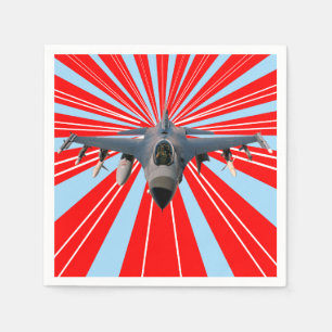 Fighter Jet Napkin