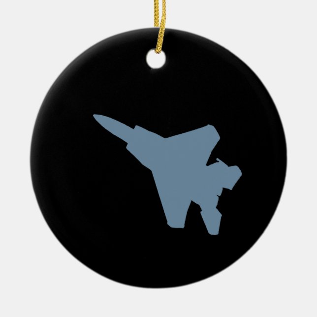 Fighter Jet Ornament (Front)
