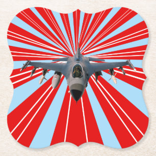 Fighter Jet Paper Coaster