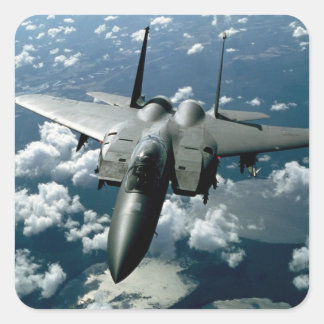 Fighter Jet Square Sticker