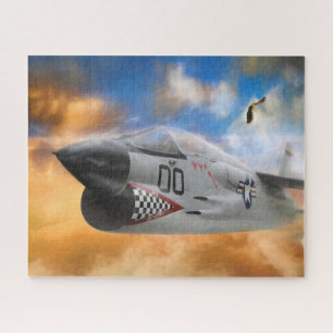 FIGHTER JET WILD SKY FRONTIER JIGSAW PUZZLE
