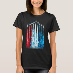 Fighter Jets American Flag For 4th Of July Patriot T-Shirt