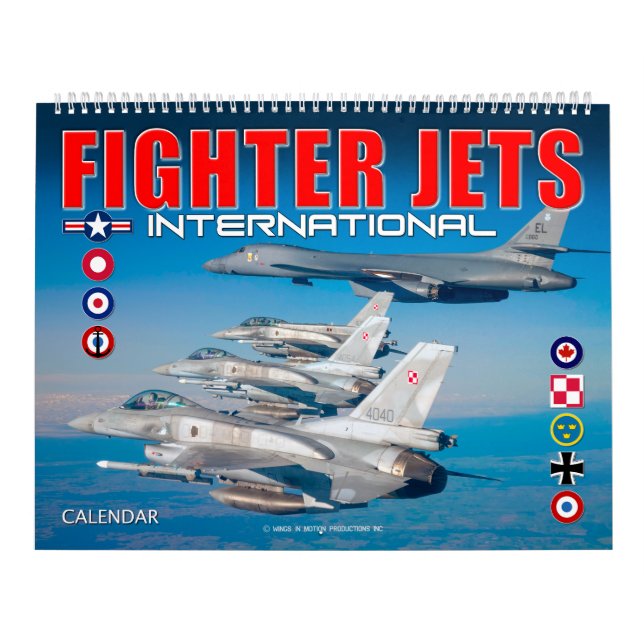 FIGHTER JETS INTERNATIONAL CALENDAR (Cover)