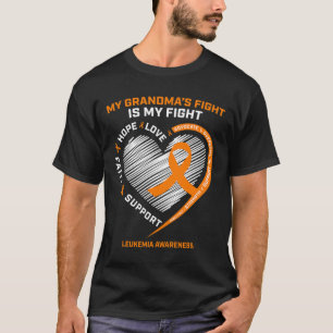 Fighter Leukemia Awareness Grandma Men Women Gift T-Shirt