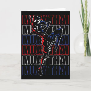 Fighter Muay Thai Sports Martial Arts Mma Thailand Card