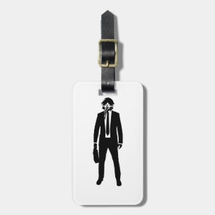 Fighter PIlot Fashion Suit Luggage Tag